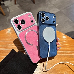 เคสโทรศัพท์มือถือกันกระแทก ป้องกันรอยนิ้วมือ ผิวสัมผัสแบบผ้ายีนส์ ป้องกันเต็มรูปแบบ สำหรับ iPhone17 Pro Max รองรับการชาร์จไร้สาย - Product Image 2