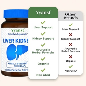 Fabricant d'aliments santé OEM/ODM, capsules détoxifiantes pour le foie et les reins, marque privée, favorisent une fonction saine du foie et des reins - Product Image 4