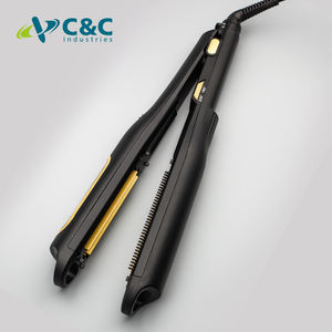 Madami — lisseur à cheveux vapeur de qualité professionnelle, avec fer à lisser, en céramique, Tourmaline, blanc, LED, OEM, personnalisé - Product Image 4