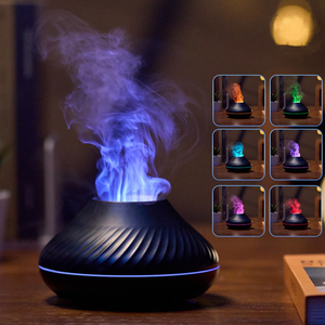 เครื่องเพิ่มความชื้นในอากาศแบบพกพา รุ่น New Flame พร้อมพอร์ต USB ใช้เป็นเครื่องกระจายกลิ่นหอมในห้อง สร้างละอองน้ำหอม ใช้กับน้ำมันหอมระเหย - Product Image 5