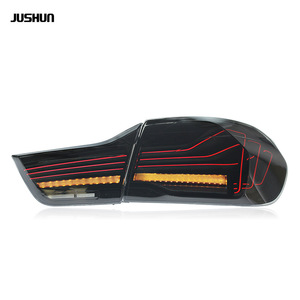 ไฟท้าย LED Jushun สำหรับรถ BMW ซีรีส์ 4 รุ่น F32 ปี 2013-2019 แบบเรียงลำดับ สีแดงดำ รุ่น 12V - Product Image 1