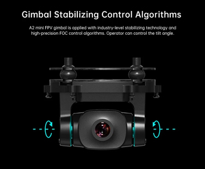 Caméra FPV A2 Mini ultra grand angle avec <span class=keywords><strong>cardan</strong></span> inclinable à axe unique 160° °   Vision nocturne FOV 1080P 2MP, étanche IP67, prend en charge la rotation à l'envers - Product Image 4