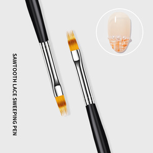 Pincel Suave para Arte de Uñas Ombre, Pincel para Dibujar Degradados en Gel, para Diseño de Manicura en Salón - Product Image 1
