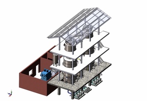 Evaporatore MVR a Risparmio Energetico per Soluzione di Bromuro di Litio, Sistema di Ricompressione Meccanica con Risparmio Energetico del 30% 100-10000kg/h - Product Image 4