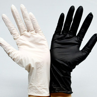 Fabricant de gros Gants robustes en nitrile blanc bleu 4 5 6 7 8mil sans poudre jetables de qualité alimentaire
