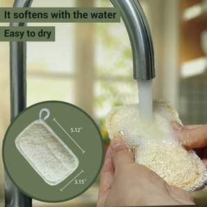 Esponjas para lavar platos naturales sin residuos, estropajo ecológico biodegradable, <span class=keywords><strong>planta</strong></span> <span class=keywords><strong>de</strong></span> lufa Natural para Cocina - Product Image 6