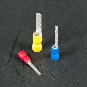 Electrical Crimp Connector Insulated Easy Entry Blade Terminals DBV1-10 For Quick Crimp Electrical Terminal Connectors