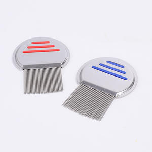 مشط إزالة البراغيث للحيوانات الأليفة للكلاب والقطط لتنظيف الشعر وإزالة البراغيث والقراد والقشرة وتشابك الشعر مشط تمشيط للكلاب والقطط - Product Image 3