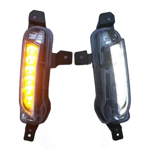 Luz antiniebla DRL para coche, luz LED de circulación diurna para <span class=keywords><strong>Suzuki</strong></span> <span class=keywords><strong>Vitara</strong></span> 2015 2016 2017 <span class=keywords><strong>2018</strong></span>, función de señal de giro, impermeable, ABS 12V - Product Image 1