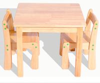 Table et chaises en bois massif pour maternelle, ensemble de bureau, bureau, pour enfants