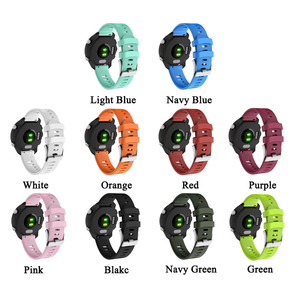 Bandas de reloj inteligente de 20MM para <span class=keywords><strong>Garmin</strong></span> Forerunner 245 <span class=keywords><strong>Vivoactive</strong></span> <span class=keywords><strong>3</strong></span> correas de reloj de silicona suave - Product Image 6
