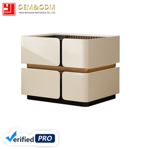 Nhà Phòng Ngủ thiết yếu 2025 gỗ chuyển đổi ngăn kéo bên bảng với kính cường lực Countertop tại nhà máy tỷ giá - Product Image 1