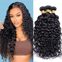 Meilleure Vente : Lots de Cheveux Humains Vierge Brésiliens de Qualité Supérieure, Ondulés (Water Wave), avec Closure – En Gros et en Stock