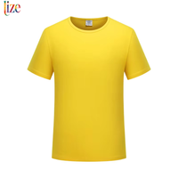Kaos Polos Lize Unisex Bahan Katun 100% Polyester untuk Sublimasi, Cocok untuk Printer Dye, Sablon Logo, Custom T-shirt