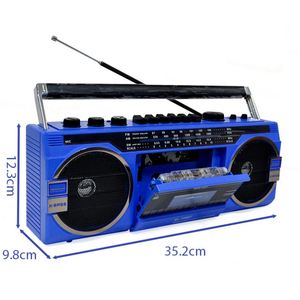 Máy nghe nhạc MP3 hình băng cassette di động giá rẻ, lớn, kiểu dáng băng cassette năm 1980, tích hợp <span class=keywords><strong>radio</strong></span> AM <span class=keywords><strong>FM</strong></span> SW - Product Image 4