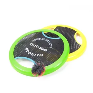 Trampolino rimbalzante disco Paddle lancio e palla palla Set di 2 mani per bambini Sport interattivi spiaggia giocattolo Mini