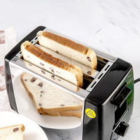 Machine à pain électrique 110V/220V, machine à sandwichs et hot-dogs pour le petit-déjeuner, grille-pain