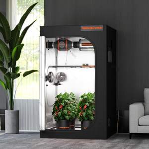 เต็นท์ปลูกต้นไม้ <span class=keywords><strong>Spider</strong></span> <span class=keywords><strong>Farmer</strong></span> ขนาด 4x4x6.5 ฟุต (120x120x200 ซม.) ผ้าใบไมลาร์หนา 1680D กันน้ำ สะท้อนแสงแบบเพชร สำหรับปลูกพืชไร้ดิน - Product Image 6