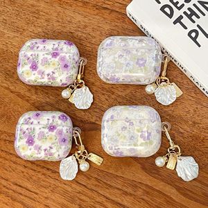 Funda Transparente IMD con Diseño de Flor para Auriculares Inalámbricos AirPods Pro 4, Compatible con Apple 1/2/Pro, Funda Protectora Suave Resistente a Caídas - Product Image 6