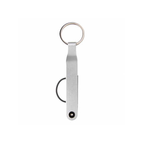 MFi Certified 2-in-1 Cable Keyring 3A Fast Charging 3-in-1 Pure Copper Ports Micro Type-C Type-C Includes Micro-USB for iPhone