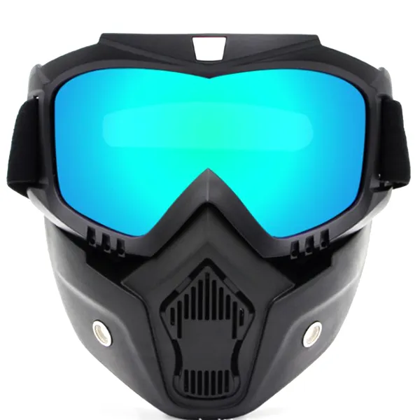 Ngoài Trời Xe Đạp Thể Thao Xe Máy Shield Goggles Kính Mặt Mũ Bảo Hiểm Motocross Phụ Kiện