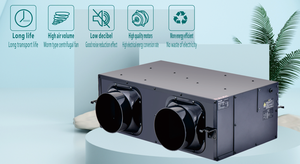 Di alta qualità a basso consumo gale 220V tipo Worm ventilatore centrifugo due-ingresso silenzioso condotto ventilatore - Product Image 6