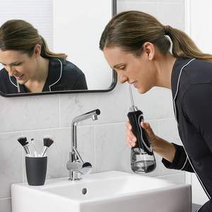 Limpiador Dental de marca blanca y negra, irrigador ultrasónico para blanqueamiento Dental, irrigador de agua - Product Image 6