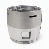 Cylindre irrégulier fileté usiné CNC de précision sur mesure pour boîtier de raccordement robuste de machines industrielles