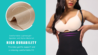 HEXIN Nuevo Diseño, Faja Reductora de Cintura Alta y Moldeadora de Muslos, Lencería Moldeadora de Cuerpo Completo para Mujer