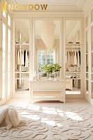 KNOWDOW Armoire de villa de luxe avec tiroirs à bijoux Placard doublé de velours Dressing Dressing Armoire personnalisée de haute qualité pour toute la maison