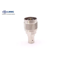 Connecteur de câble coaxial en laiton N mâle vers adaptateur coaxial RF femelle BNC