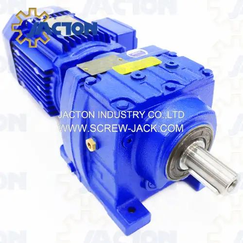 R47 RF47 Helical Gear Electric Motor Speed Reducer with 220V 380V 400V 415V 440V 480V AC 3-Phase Electrical Motor
