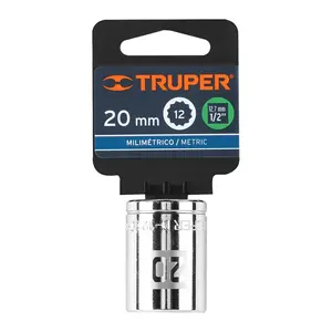 บ็อกซ์ 6 ซ็อกเก็ต 20 มม., 12 จุด, ขับเคลื่อน 1/2 นิ้ว, TRUPER - Product Image 4