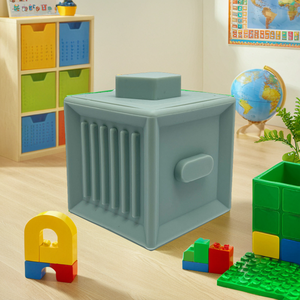 Ensemble de construction promotionnel unisexe pour enfants blocs de pile éducatifs en Silicone souple avec jouet pour bébé numéroté en plastique texturé sensoriel - Product Image 5