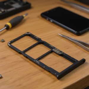 Bandeja para tarjetas SIM y micro SD, Y6p 2020 - Negro - Product Image 3