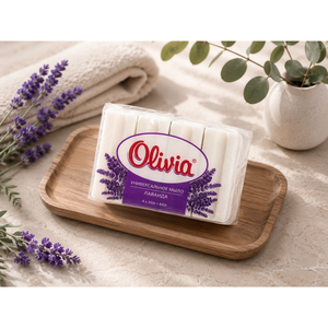 Savon en barre multi-usages à la lavande pour le linge, les surfaces, les chaussures et le lavage des mains 4 × 160 g 640 g Olivia - Product Image 3