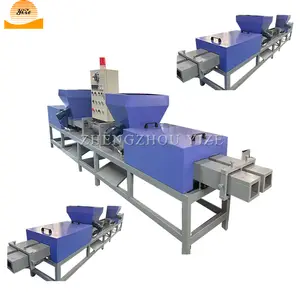 High performance good quality wood sawdust pallet block making recycling machine wood pallet block Log Hot Press production line