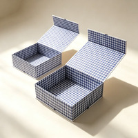 Boîte d'emballage cadeau pliable magnétique de luxe avec logo personnalisé, fermeture magnétique, boîte en carton pour chaussures, vêtements, accessoires, boîte d'expédition