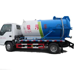 Dongfeng/Isuzu 4*2 4m3 Vacuüm Zuig Riolering Vrachtwagen Te Koop