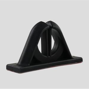 Support mural en silicone pour cannes à pêche, organisateur universel portable pour leurres, noir, vert, rouge, jaune - Product Image 1