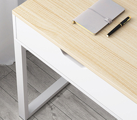 Bureau d'ordinateur rond avec rangement, table d'étude longue, pour la maison, bureau, pour étudiants