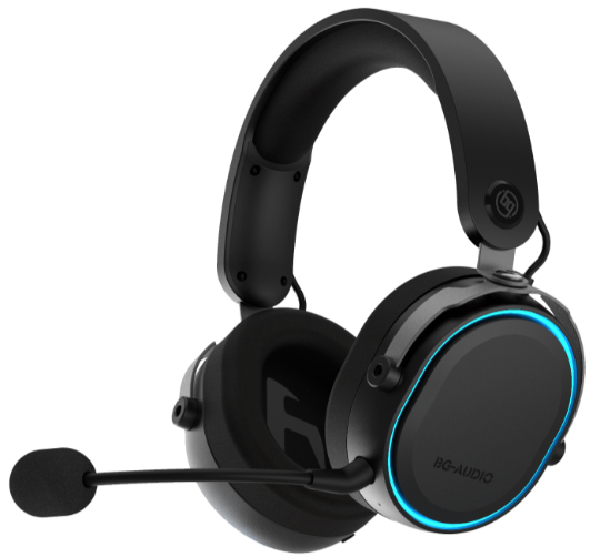Hot ANC WATA High-end ODM OEM Custom Factory Surround Sound Wireless Gaming Headset Lighting Chipset Metal Leather RGB