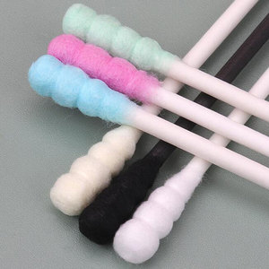 100 Pezzi Bastoncini di Cotone a Doppia Punta con Manico in Legno, Monouso, per Bellezza, Trucco, Pulizia di Naso e Orecchie, Strumenti per la Cura della Salute - Product Image 3