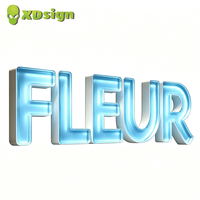 Letras de Canal LED 3D de Acrílico con Logotipo Personalizado para Exteriores, Certificación CE, IPX7, Resistentes al Polvo, Iluminación Comercial, Publicidad para Automóviles