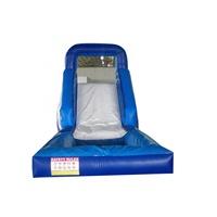 Toboggan aquatique gonflable commercial avec souffleur - 7x2,5m Piscine gonflable pour la cour pour la location de fêtes