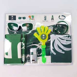 Accessoires pour supporters de sport, kit d'articles de fête pour le football et le soccer, pour la Croatie, en polyester, imperméable et écologique - Product Image 2