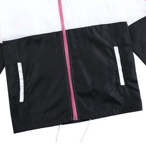 Chaqueta cortavientos impermeable con cremallera informal de otoño para hombre personalizada, ligera, de talla grande, transpirable, de piel de oveja bordada - Product Image 5