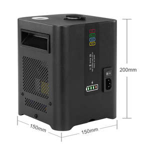 Palm Size Battery Cold Pyro Fireworks Machine 350W Spray 3 Meters Mini Rechargeable Cold Sparkler Machine for Wedding Party Club