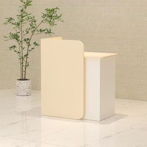 Mostrador de Recepción Moderno, Mostrador de Caja, Mesa de Recepción de Madera para Tienda, Mostrador de Pago para Tienda de Conveniencia u Oficina - Product Image 3