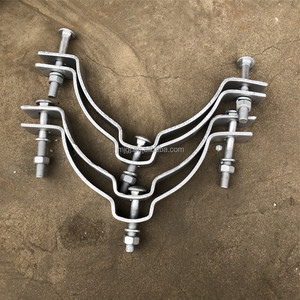 Pince de <span class=keywords><strong>fixation</strong></span> - Spécialisée pour le câble optique de communication, pince à double tube semi-circulaire et <span class=keywords><strong>fixation</strong></span> de câble sur la ligne. - Product Image 2